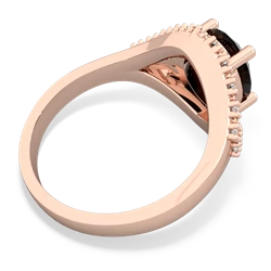 Onyx Antique Style Cocktail 14K Rose Gold ring R2564