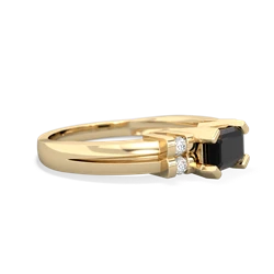 Onyx Art Deco East-West 14K Yellow Gold ring R2590