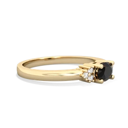 Onyx Simply Elegant East-West 14K Yellow Gold ring R2480