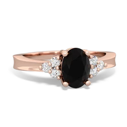 Onyx Simply Elegant 14K Rose Gold ring R2113