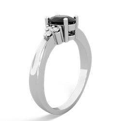 Onyx Simply Elegant 14K White Gold ring R2113