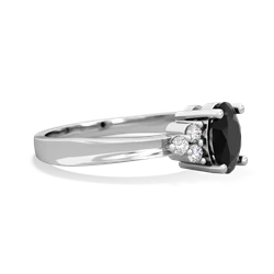 Onyx Simply Elegant 14K White Gold ring R2113