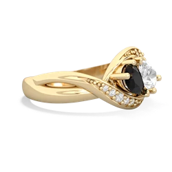 Onyx Summer Winds 14K Yellow Gold ring R5342