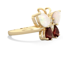 Opal Butterfly 14K Yellow Gold ring R2215