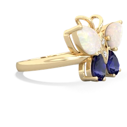 Opal Butterfly 14K Yellow Gold ring R2215