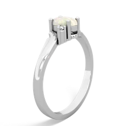 Opal Elegant Swirl 14K White Gold ring R2173