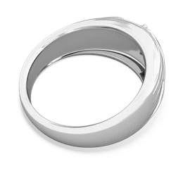 Opal Men's Streamline 14K White Gold ring R0460