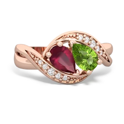 Ruby Summer Winds 14K Rose Gold ring R5342