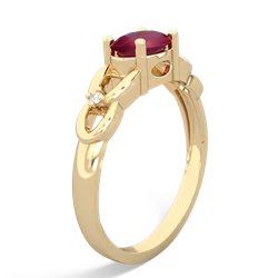 Ruby Links 14K Yellow Gold ring R4032