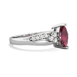 Ruby Royal Marquise 14K White Gold ring R2343