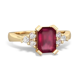 Ruby Timeless Classic 14K Yellow Gold ring R2591