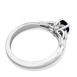 Sapphire Antique Elegance 14K White Gold ring R3100