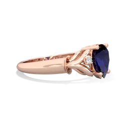 Sapphire Precious Pear 14K Rose Gold ring R0826