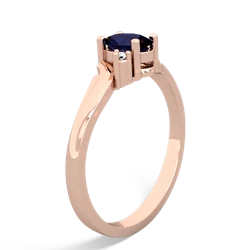 Sapphire Elegant Swirl 14K Rose Gold ring R2173