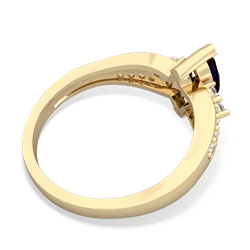 Sapphire Royal Marquise 14K Yellow Gold ring R2343