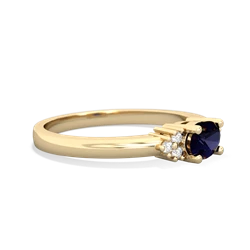 Sapphire Simply Elegant East-West 14K Yellow Gold ring R2480