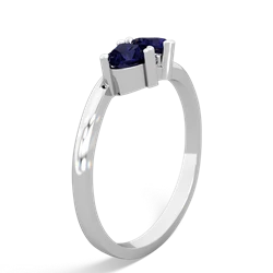 Sapphire Sweethearts 14K White Gold ring R5260