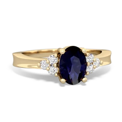 Sapphire Simply Elegant 14K Yellow Gold ring R2113