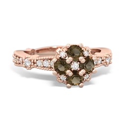 matching engagment rings - Sparkling Tiara Cluster
