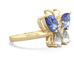 Tanzanite Butterfly 14K Yellow Gold ring R2215
