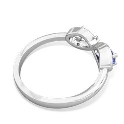 Tanzanite Infinity 14K White Gold ring R5050