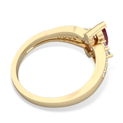 Pink Tourmaline Royal Marquise 14K Yellow Gold ring R2343