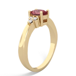 Pink Tourmaline Simply Elegant 14K Yellow Gold ring R2113