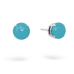 matching earrings - 6mm Round Stud