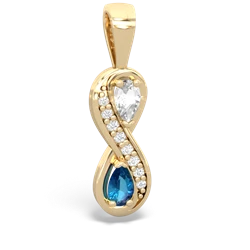 matching pendants - Diamond Infinity