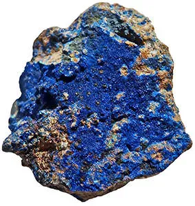 Azurite Mineral Information photos and Facts, blue copper Ore