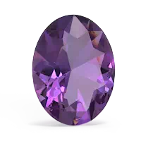 Oval Amethyst