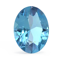 Oval Blue Topaz