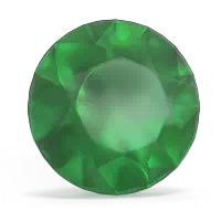small emerald round icon