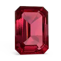 Emerald-Cut Lab Ruby