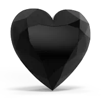 Heart Black Onyx