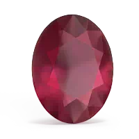 Oval Ruby