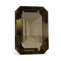 Emerald-Cut Smoky Quartz