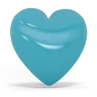 Heart Turquoise