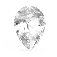 Pear White Topaz