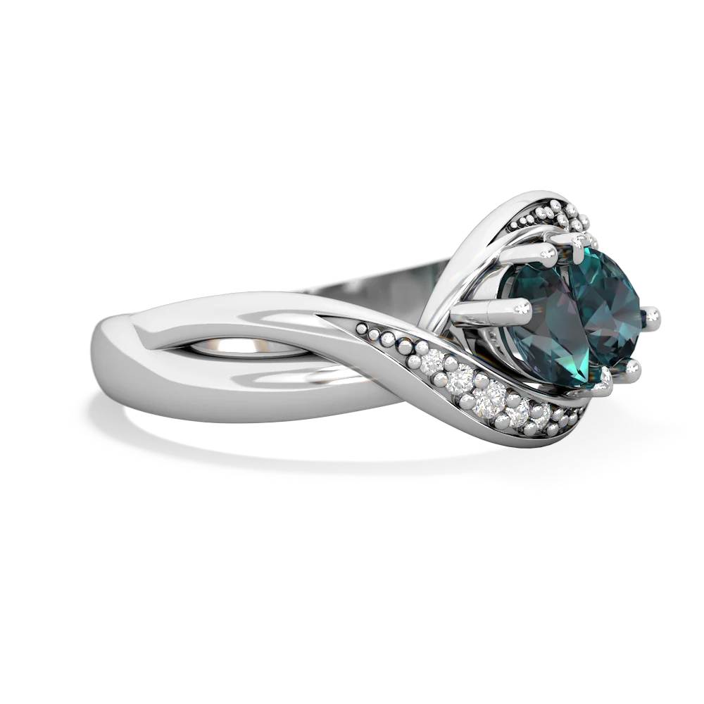 Alexandrite Summer Winds 14K White Gold ring R5342