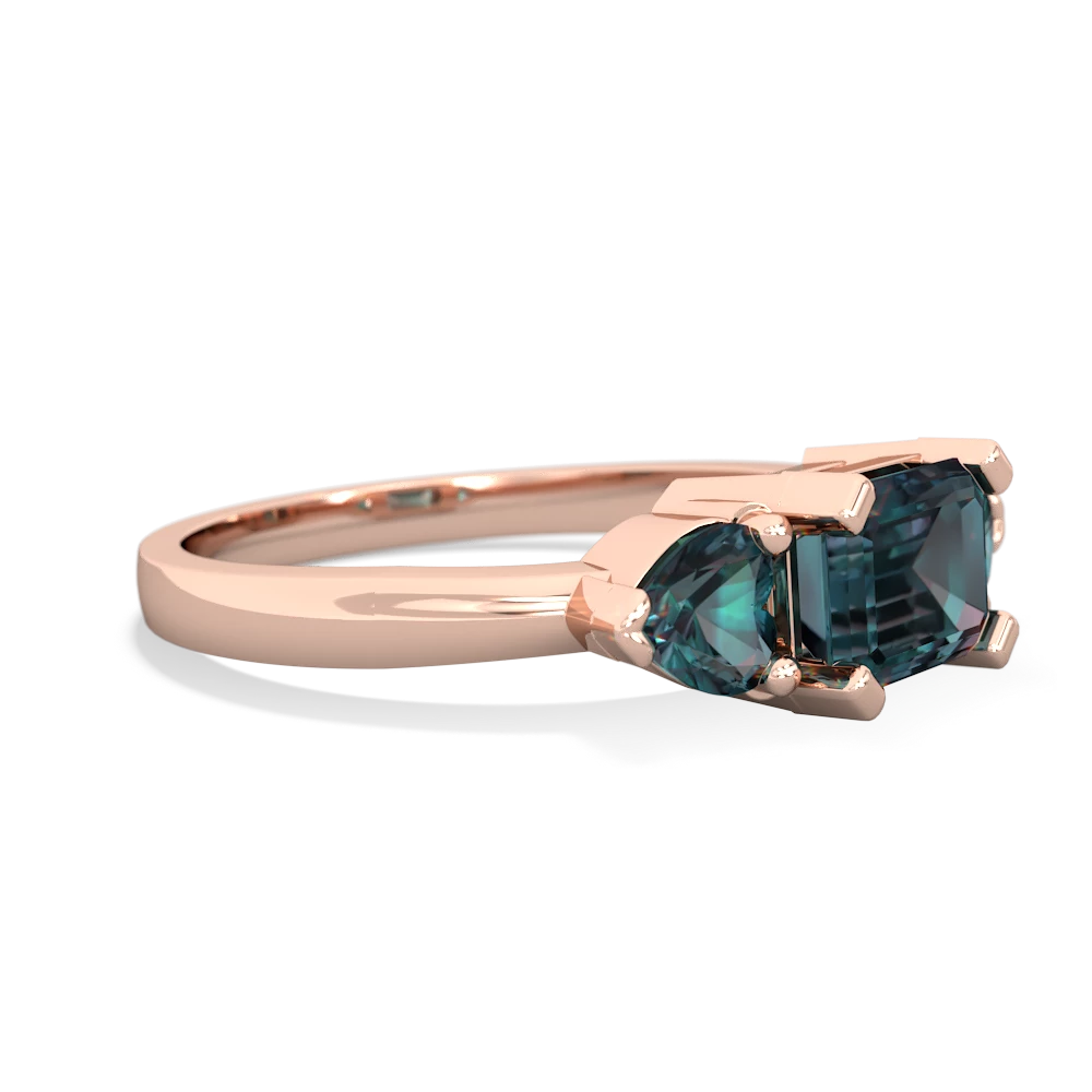 Opal Three Stone 14K Rose Gold ring R5235