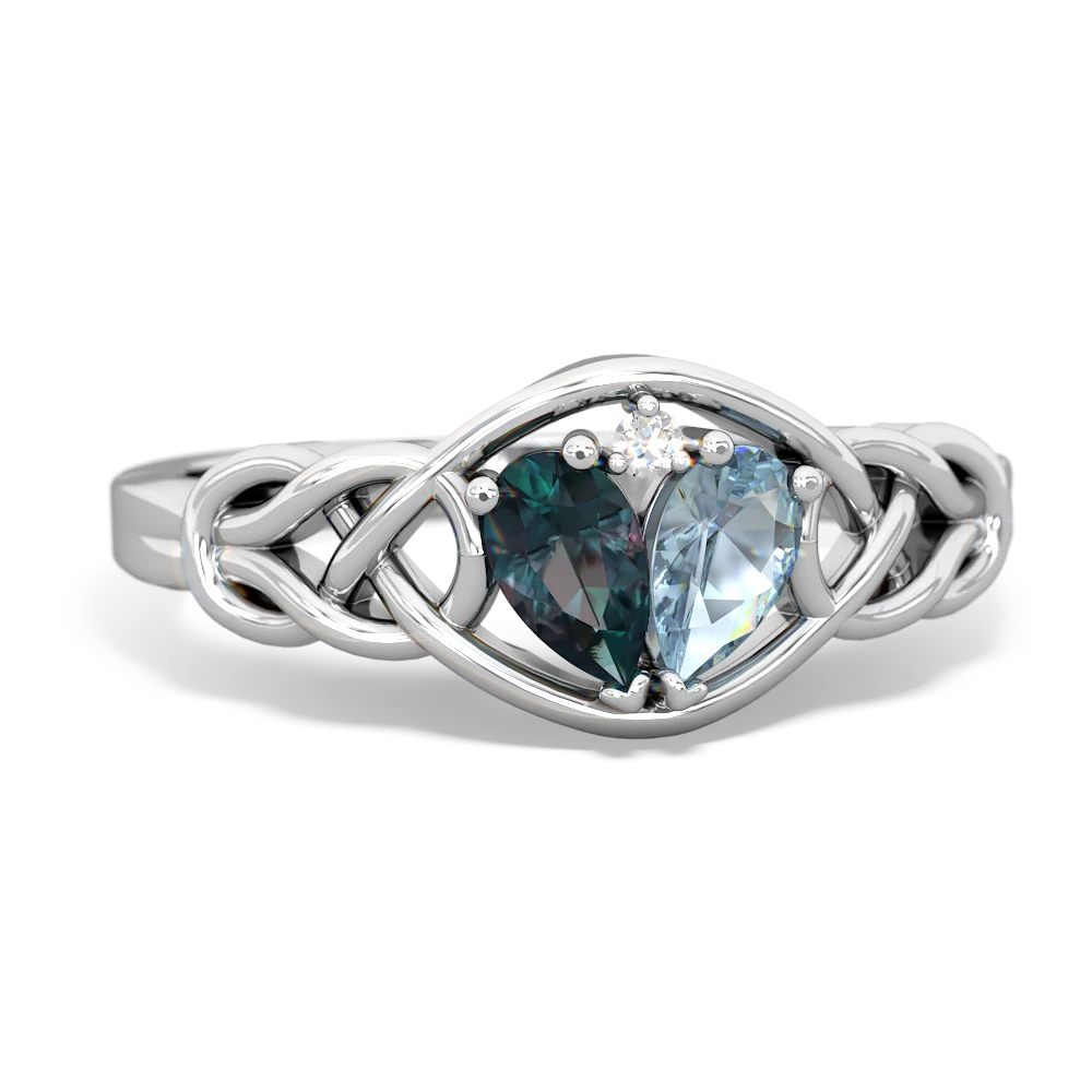 Alexandrite and aquamarine ring sales