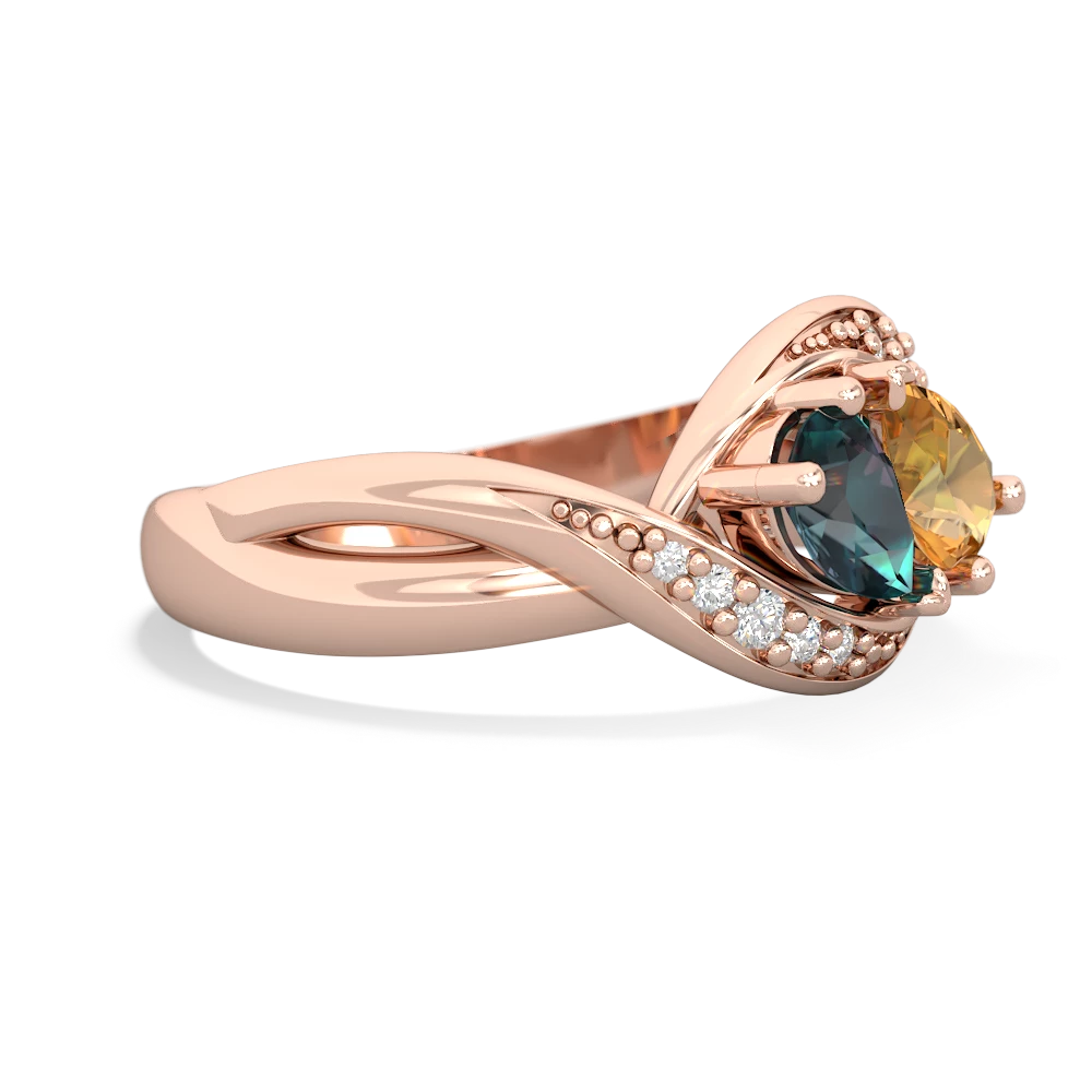 Alexandrite Summer Winds 14K Rose Gold ring R5342