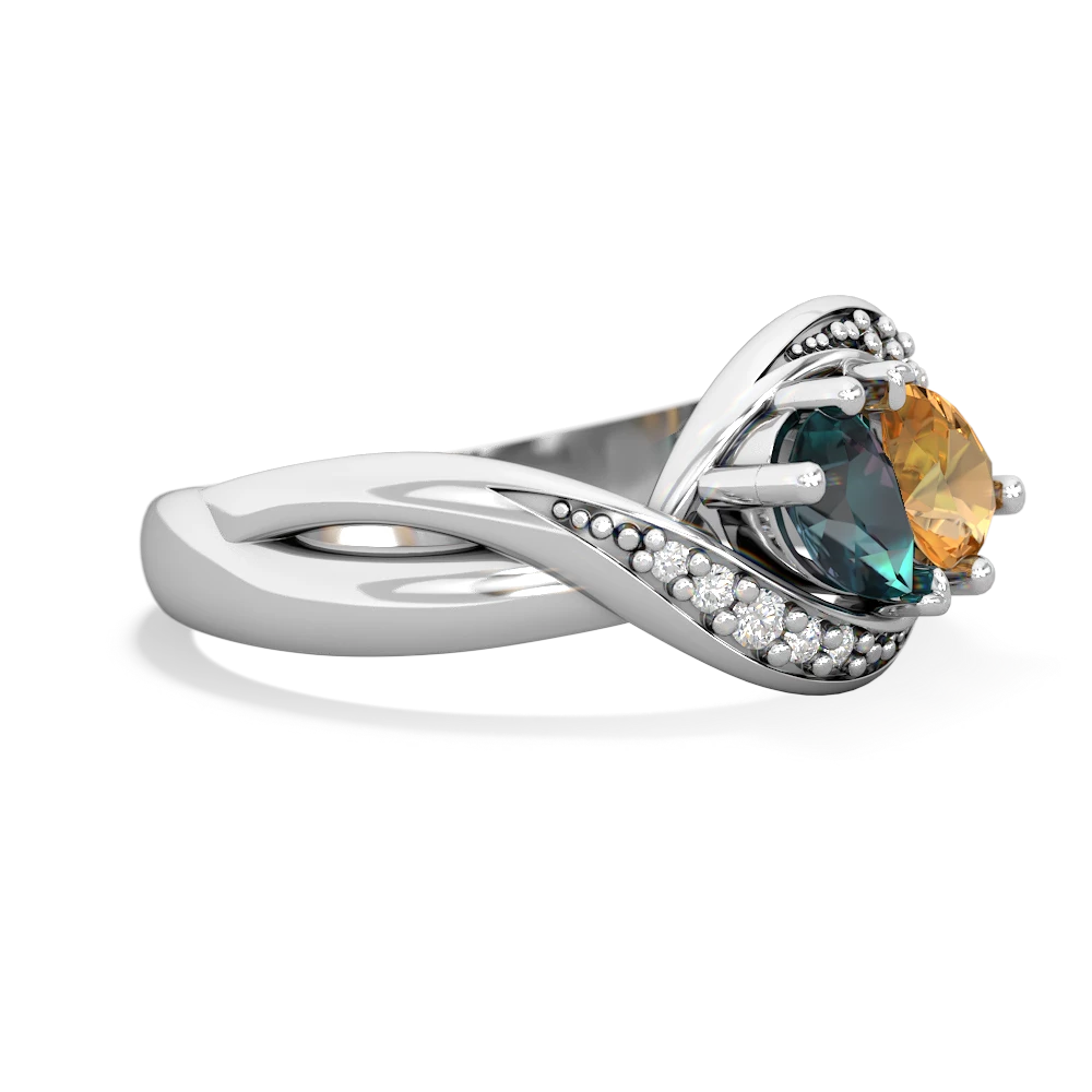 Alexandrite Summer Winds 14K White Gold ring R5342