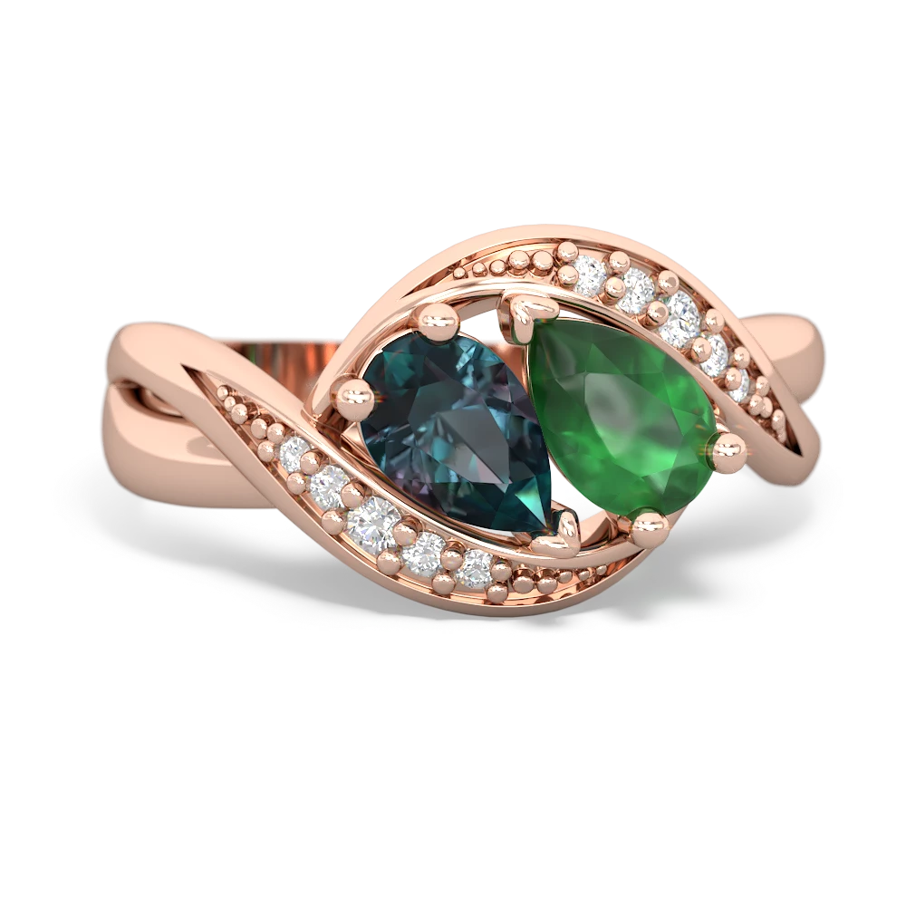 Alexandrite Summer Winds 14K Rose Gold ring R5342