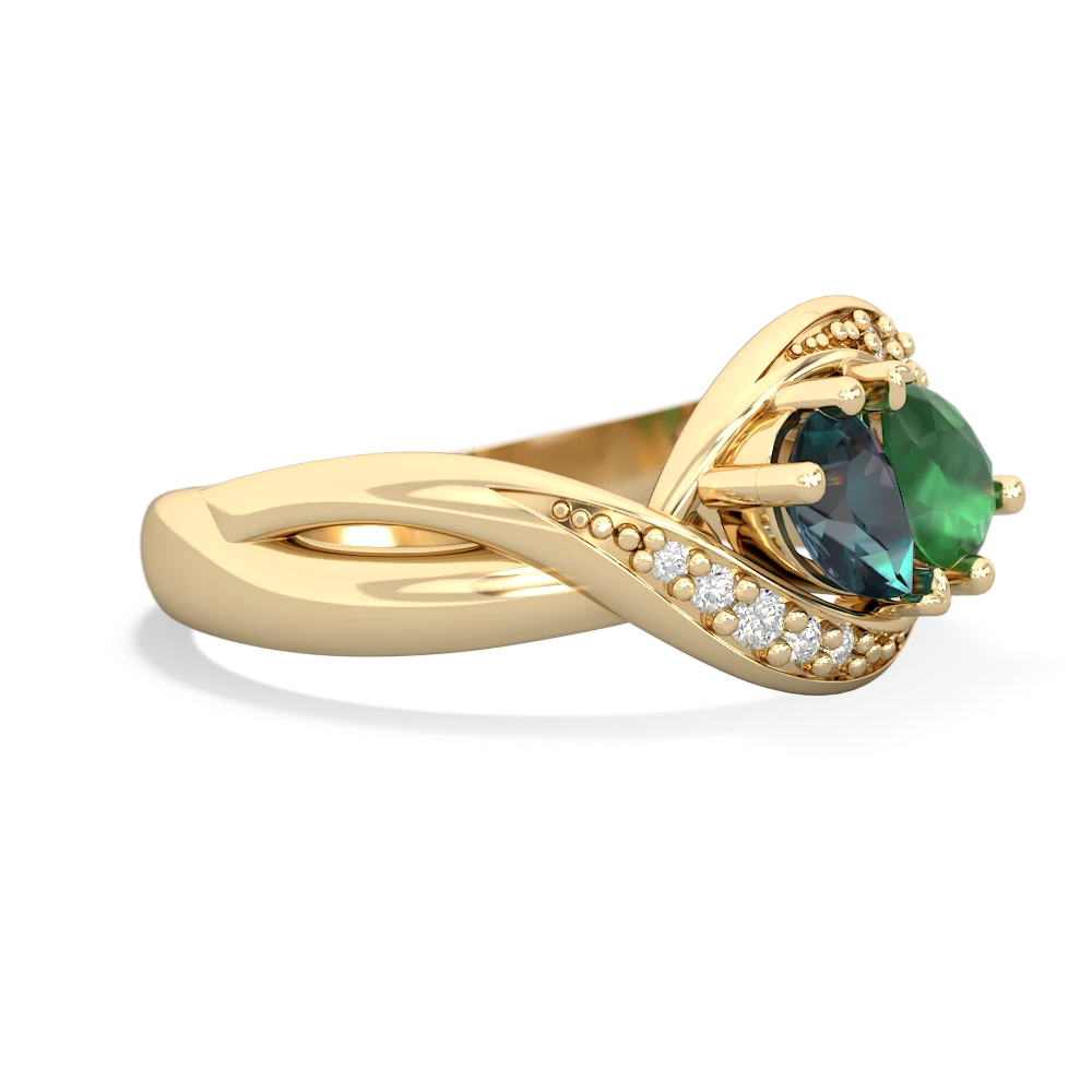 Alexandrite Summer Winds 14K Yellow Gold ring R5342