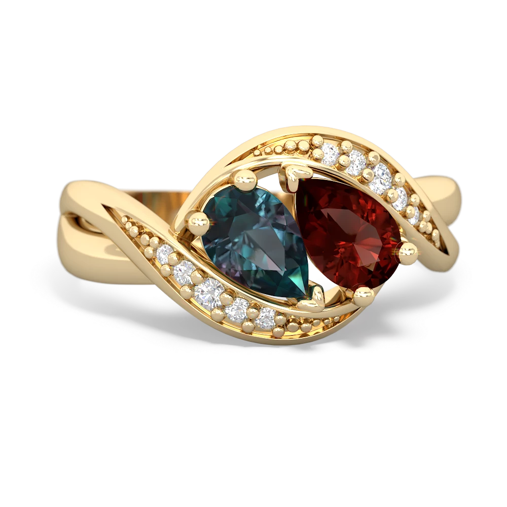 Alexandrite Summer Winds 14K Yellow Gold ring R5342