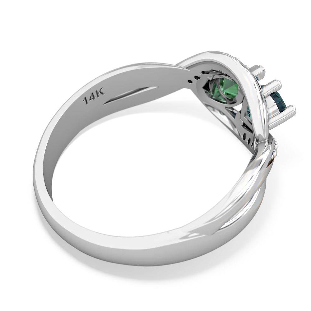 Alexandrite Summer Winds 14K White Gold ring R5342