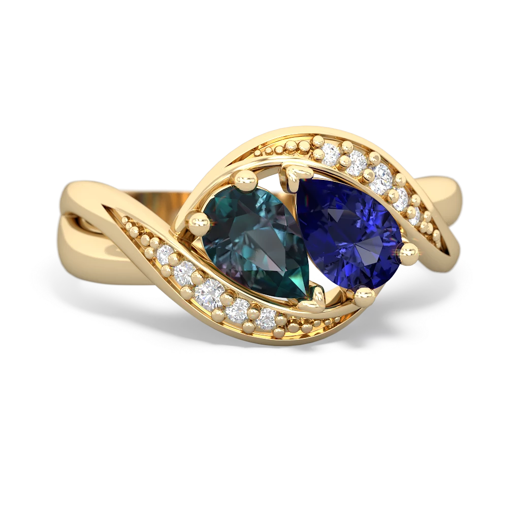 Alexandrite Summer Winds 14K Yellow Gold ring R5342