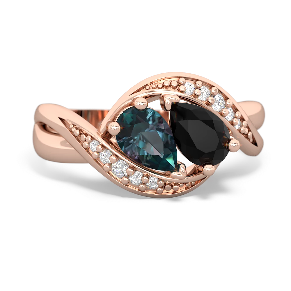 Alexandrite Summer Winds 14K Rose Gold ring R5342